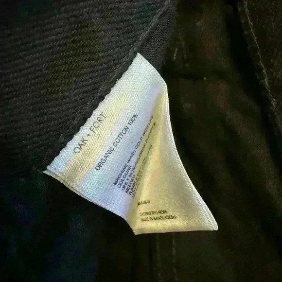 Oak + Fort Black Straight Leg  Ripped Jeans - 26 - Picture 9 of 12